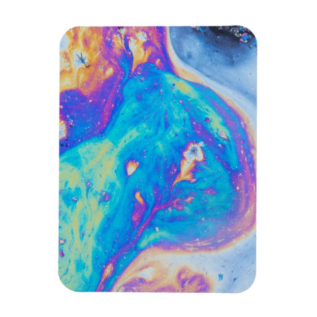 Colorful oil patterns, Canada Magnet (Vertical)