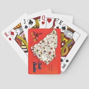  Colorful Old South Carolina Playing Cards