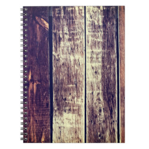 Colorful Old Wood Background - Vintage Dark Yellow Notebook