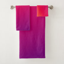 Colorful ombre gradient Towel