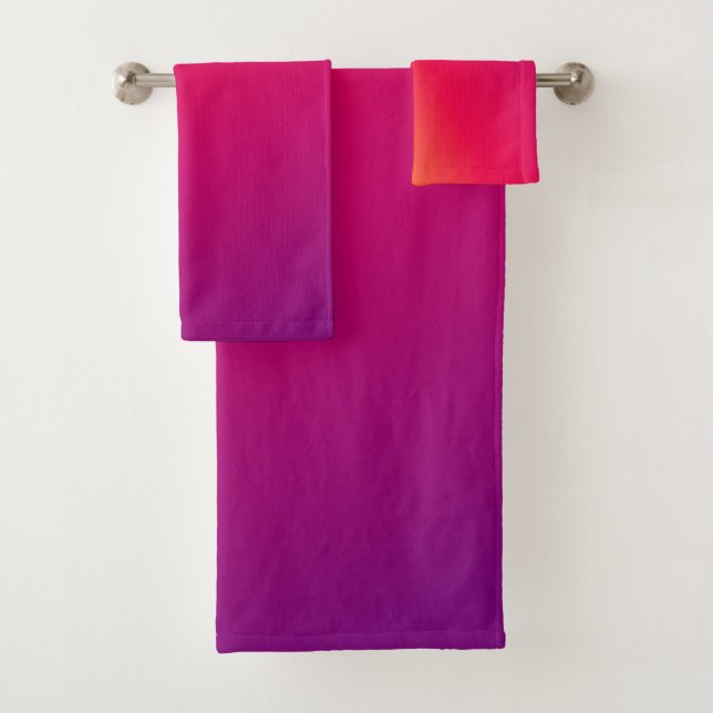 Colorful ombre gradient Towel (Insitu)