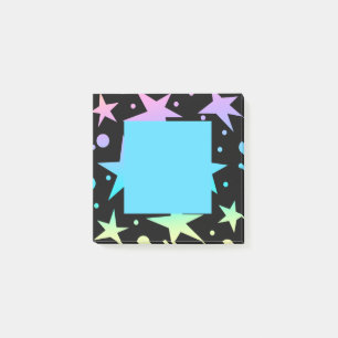 Colorful Ombre Stars and Polka Dots Collection Post-it Notes