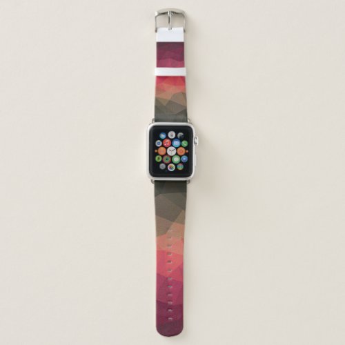 Colorful ombre trendy youthful design apple watch band