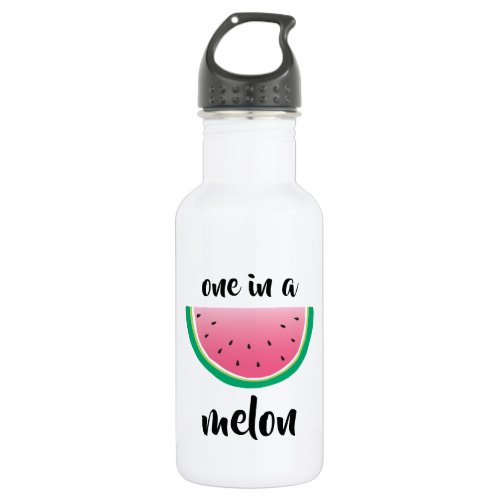 Colorful One in a Melon Watermelon Hydrating Stainless Steel Water Bottle