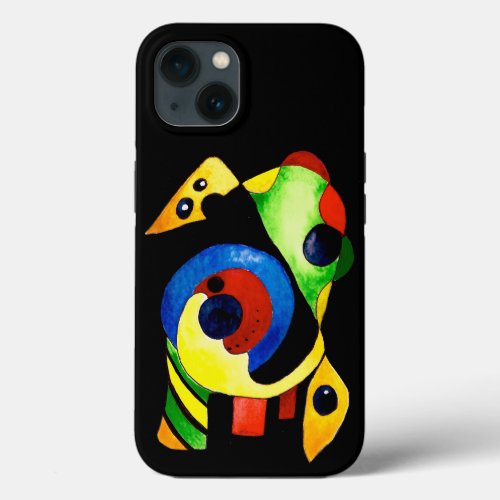 Colorful one of a kind iPhone 13 case