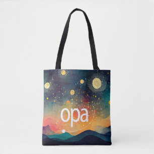 Colorful OPA Logo Tote Bag