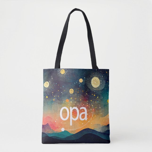 Colorful OPA Logo Tote Bag (Front)