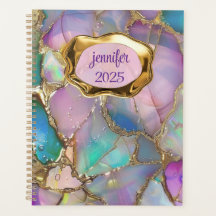 Colorful Opal and Liquid GoldPersonalized Monthly