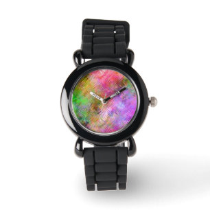 Colorful Opal Glassy Texture Watch