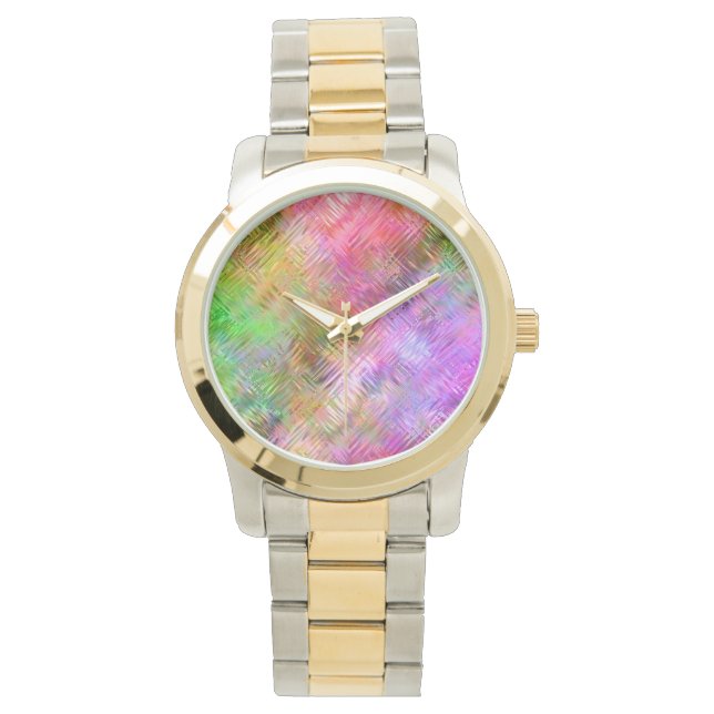 Colorful Opal Glassy Texture Watch (Front)