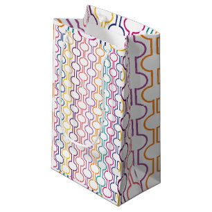Colorful Open Circles Small Gift Bag
