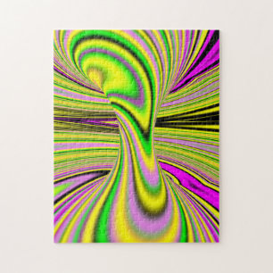 colorful Optical Illusion Jigsaw Puzzle