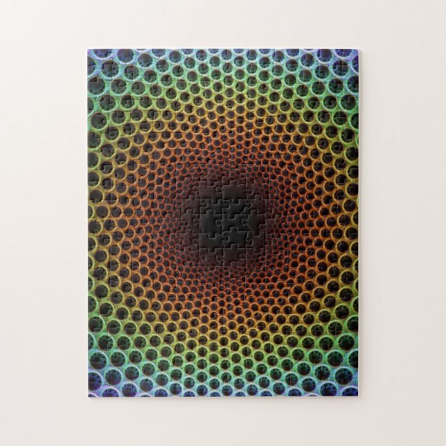 Colorful Optical Illusion - very challenging Jigsaw Puzzle (Vertical)