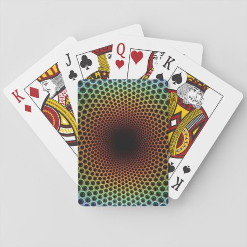Colorful Optical Illusion _ very challenging Poker Cards