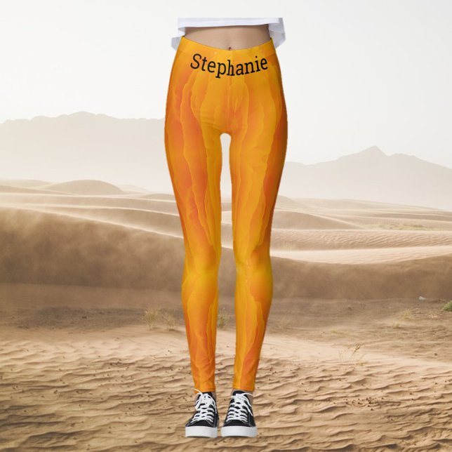 Colorful Orange and Yellow Leggings (Creator Uploaded)