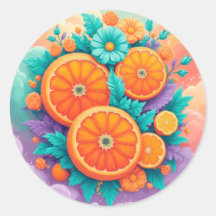 Colorful oranges