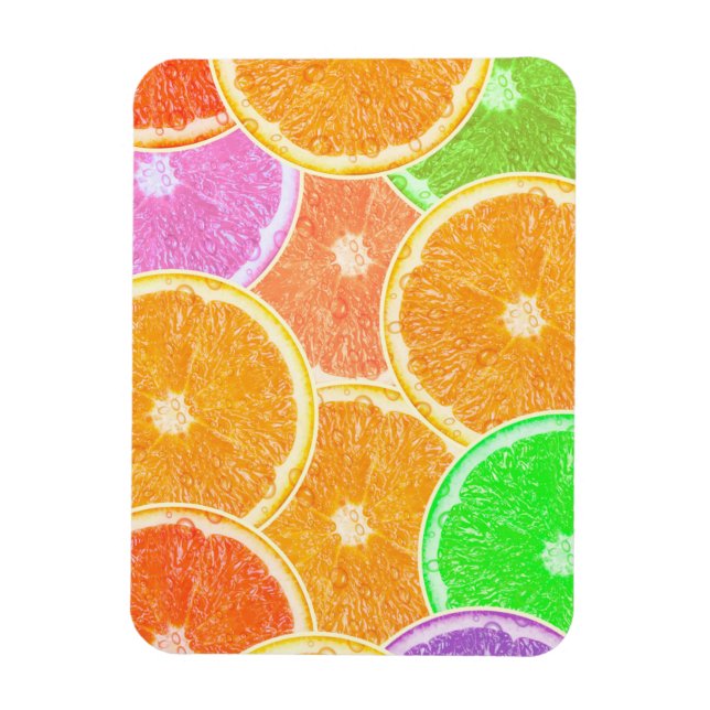 Colorful Oranges Magnet (Vertical)