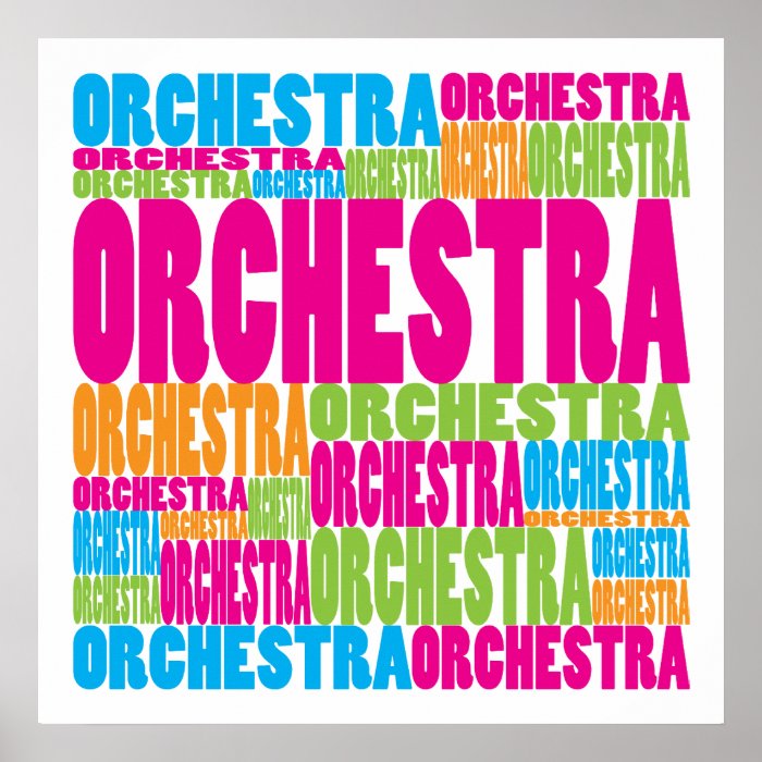 Colorful Orchestra Print