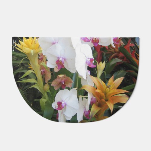 Colorful Orchids Doormat
