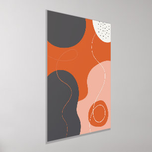 Colorful Organic Shapes Modern Art Poster 2