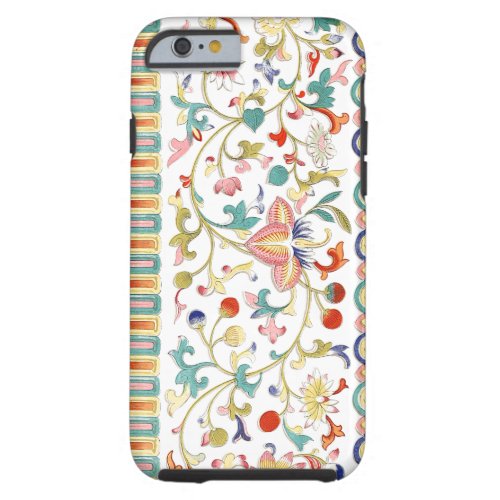 Colorful Oriental Design And Textures Tough iPhone 6 Case