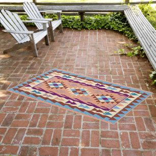 Colorful Oriental Kilim Rug