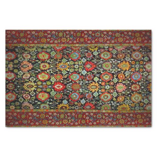 Colorful Oriental Rug look Tissue Paper