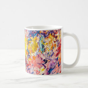 Colorful Original Abstract Painting Art Coffee Mug