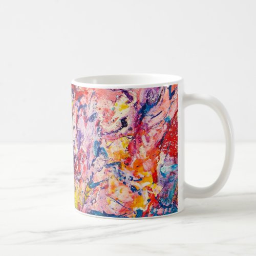 Colorful Original Abstract Painting Art Coffee Mug