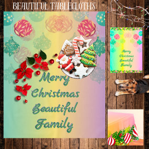 Colorful Ornament 60 x 84 Tablecloth