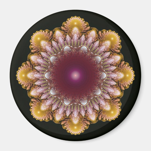 Colorful ornament magnet (Front)