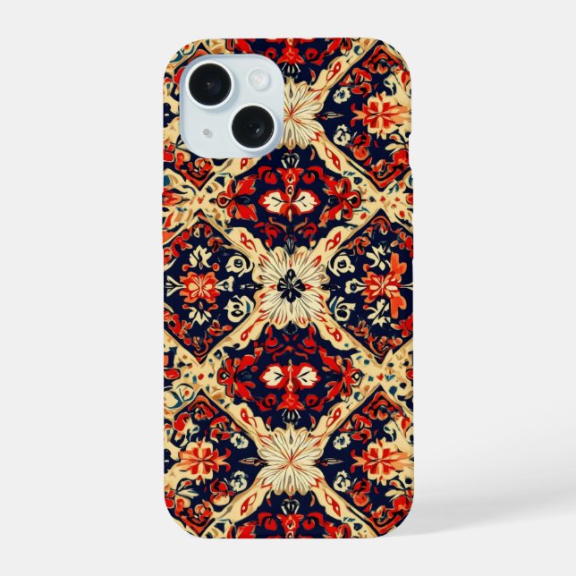 Colorful Ornamental Pattern Iphone Case (Back)