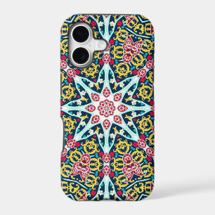Colorful Ornamental Rosette Mandala Art iPhone 17 Case