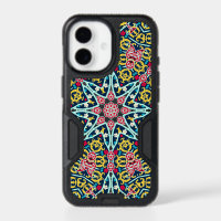 Colorful Ornamental Rosette Mandala Art