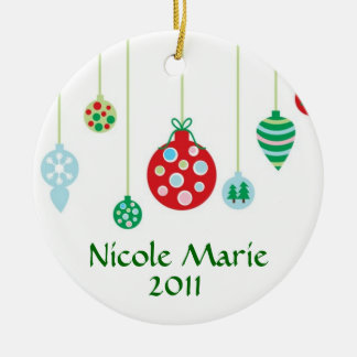 Colorful Ornaments Personalized