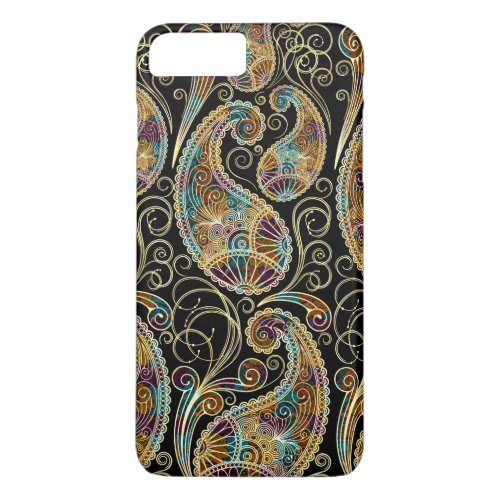 Colorful Ornate Paisley Pattern iPhone 8 Plus7 Plus Case