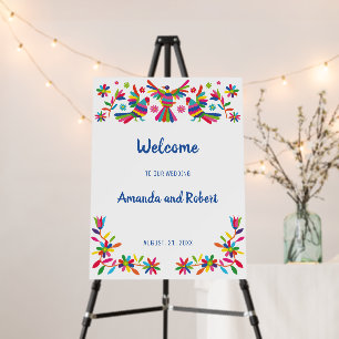 Colorful otomi  foam board