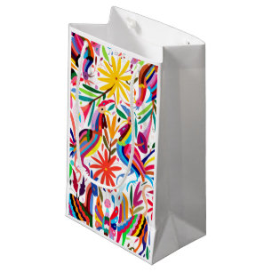 Colorful Otomi Print Gift Bag
