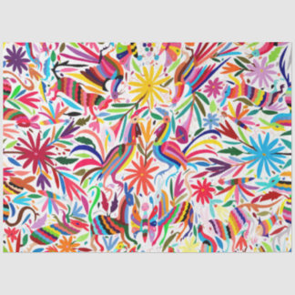 Colorful Otomi Print Tissue Paper