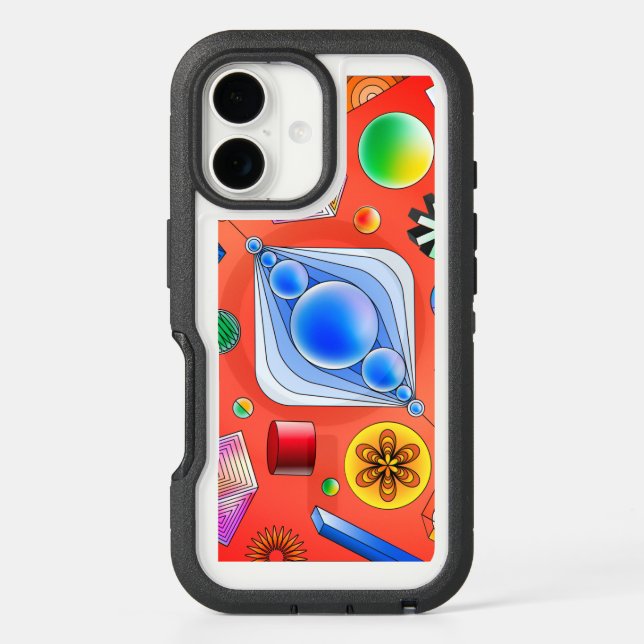 Colorful Otterbox Apple iPhone 16 case (Back)