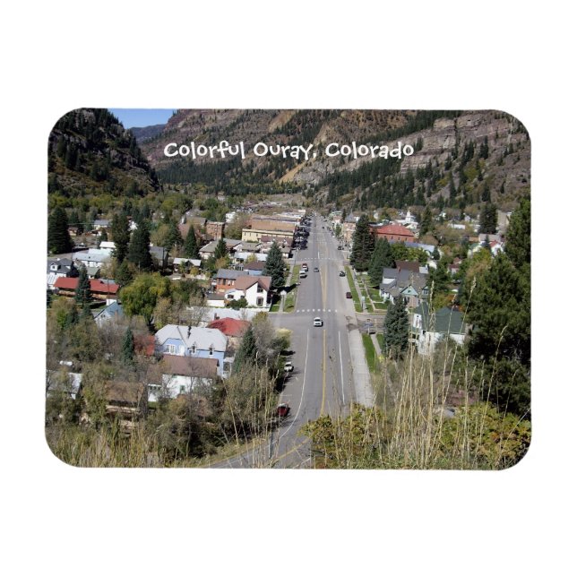Colorful Ouray, Colorado Magnet (Horizontal)