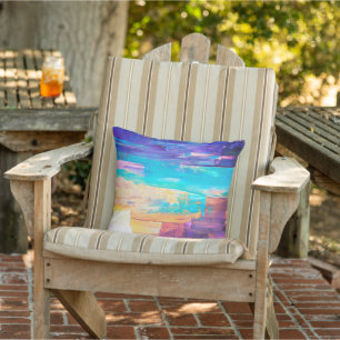 Colorful outdoor pillow