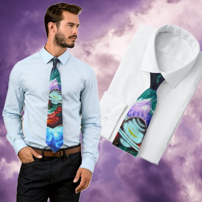 Colorful Outer Space Sci Fi Tie  (Creator Uploaded)