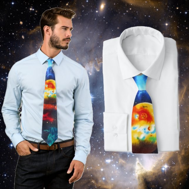 Colorful Outerspace Tie (Creator Uploaded)