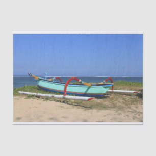 Colorful outrigger tissue paper