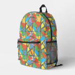 Colorful Overlapping Flutes Backpack