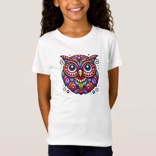 Colorful owl 2 T_Shirt
