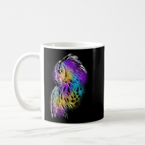 Colorful Owl Bird Pop Style  Coffee Mug