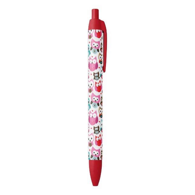 colorful owl pattern pen (Bottom (Vertical))