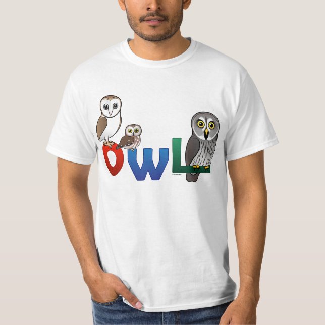 Colorful Owl T-Shirt (Front)